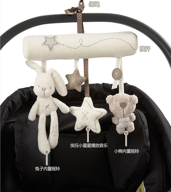 Rabbit Bear Style Pram Hanging Toys