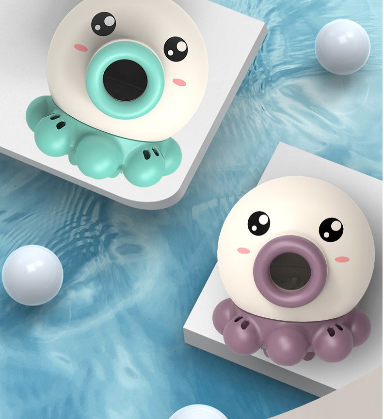 Octopus Fountain Bath Rotating Shower Toy