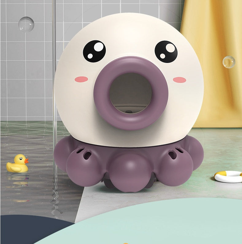 Octopus Fountain Bath Rotating Shower Toy