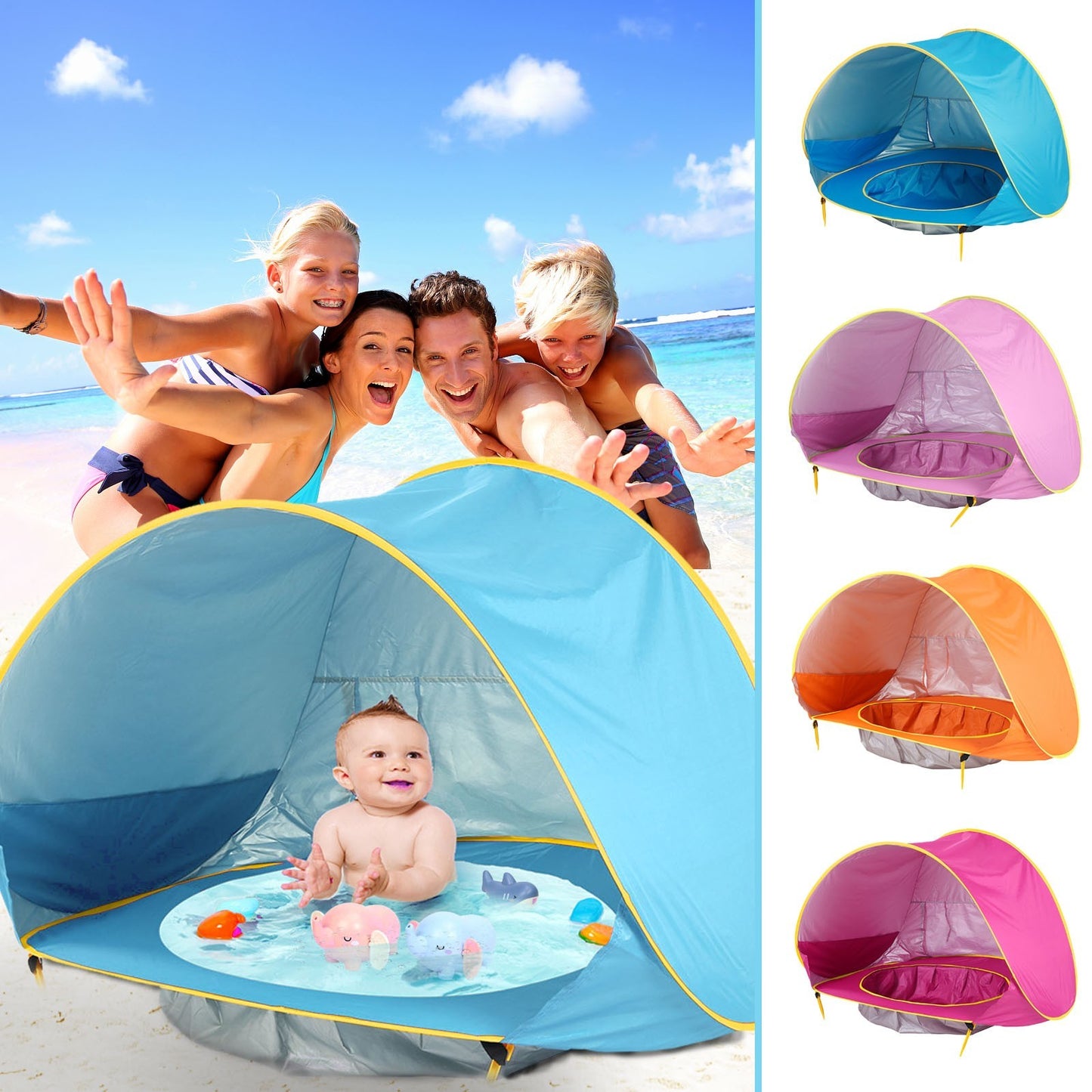 Kids Outdoor Camping Tent UV-protecting Tent