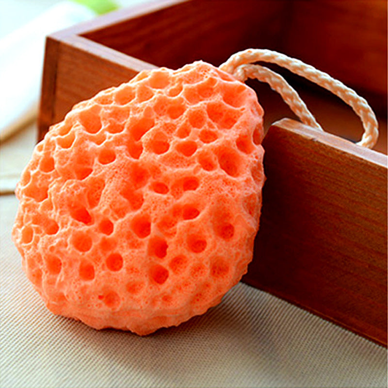 Baby Honeycomb Scrubbing Cotton Bath Ball
