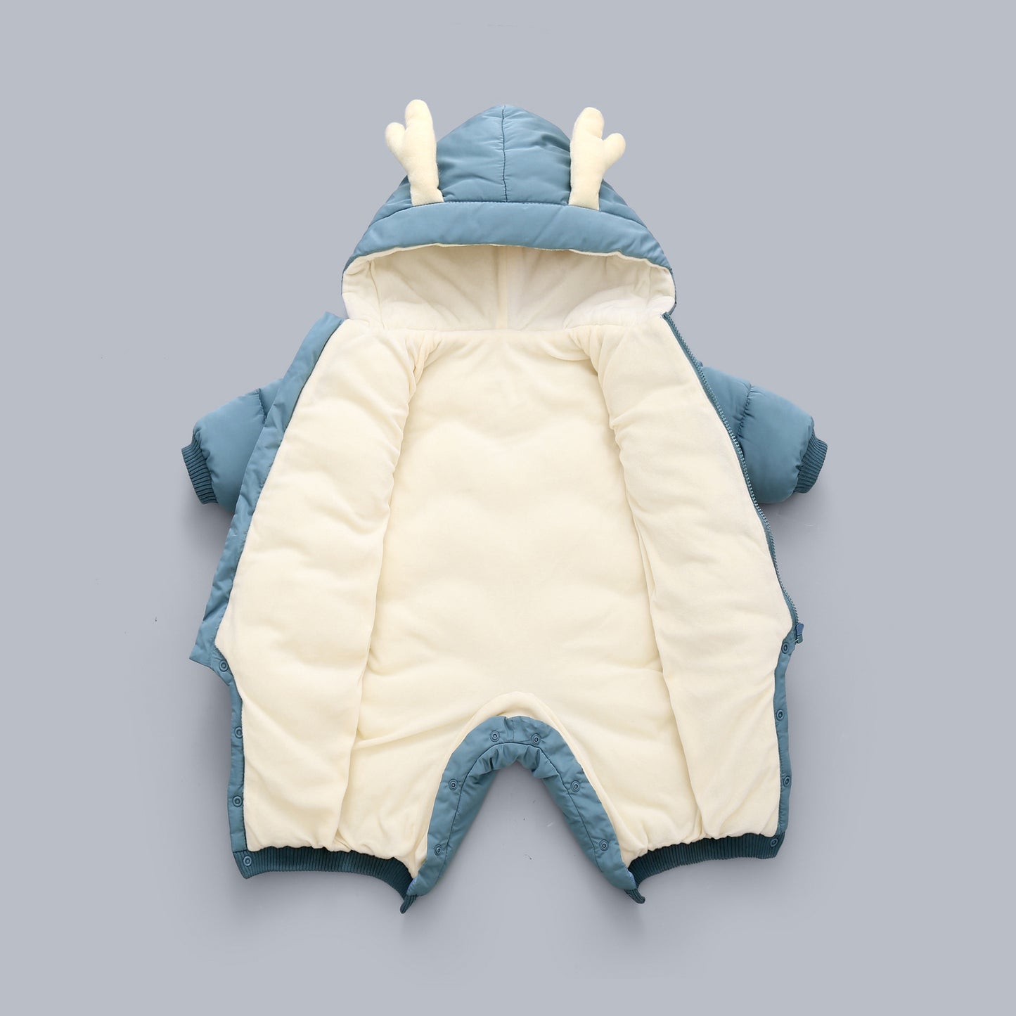 Velvet Thick Baby Boys Jumpsuit