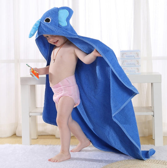 Animal cartoon baby cloak towel