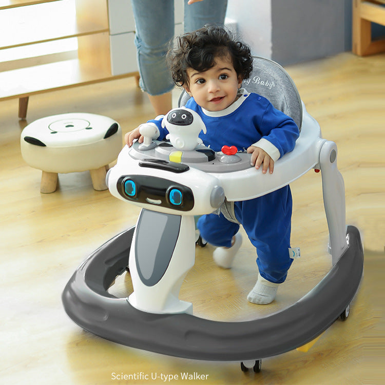 Multi-functional Anti-rollover Baby Walker