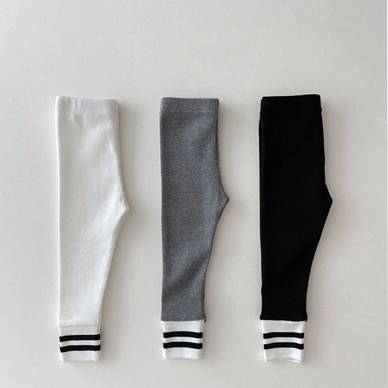 Infant Striped Closing Leggings