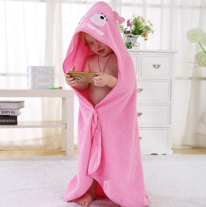 Animal cartoon baby cloak towel