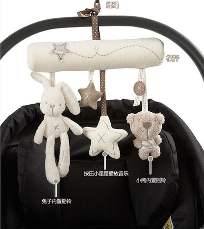 Rabbit Bear Style Pram Hanging Toys