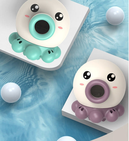 Octopus Fountain Bath Rotating Shower Toy
