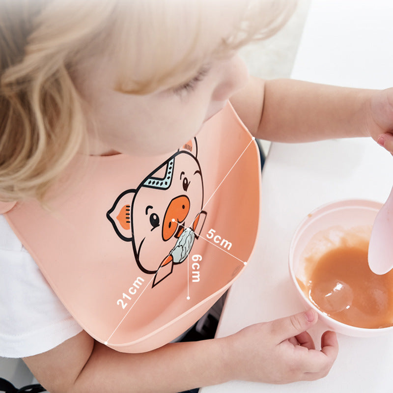 Super Soft Baby Eating Silicone Bibs