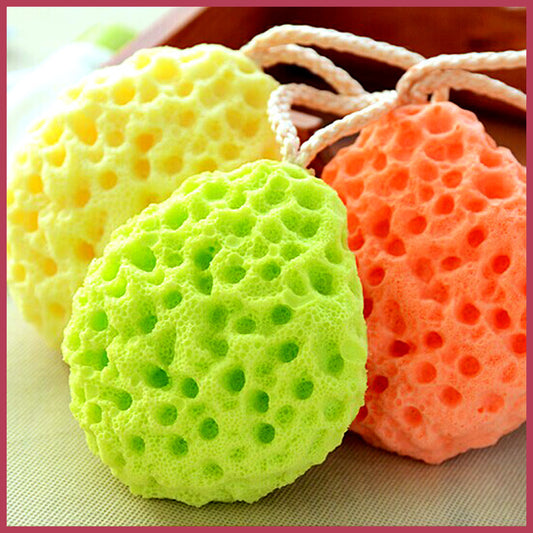 Baby Honeycomb Scrubbing Cotton Bath Ball
