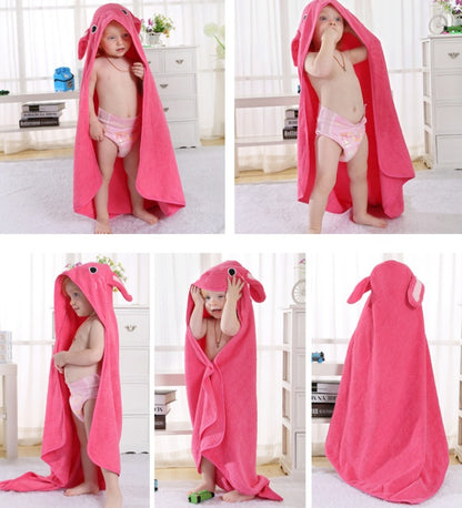 Animal cartoon baby cloak towel