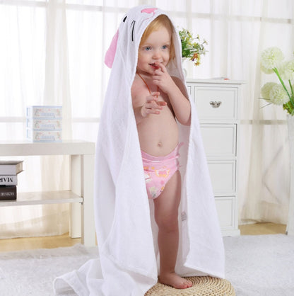Animal cartoon baby cloak towel