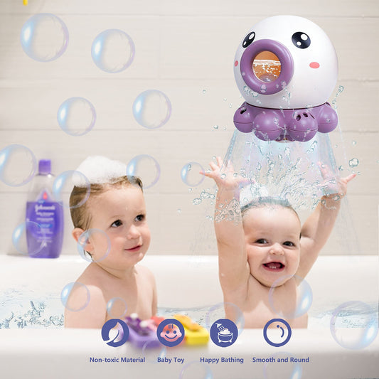 Octopus Fountain Bath Rotating Shower Toy