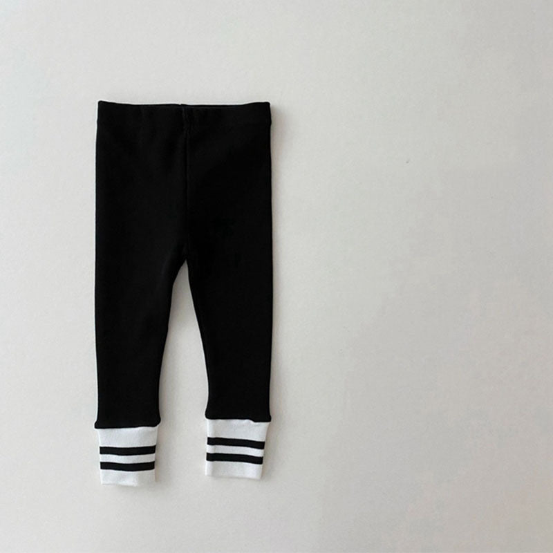 Infant Striped Closing Leggings