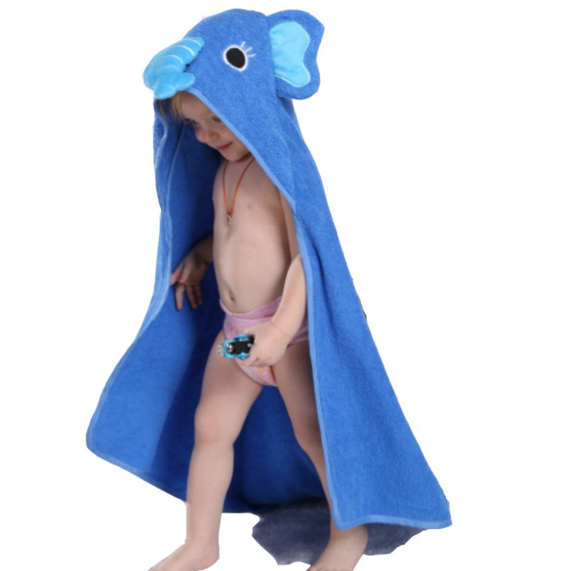 Animal cartoon baby cloak towel