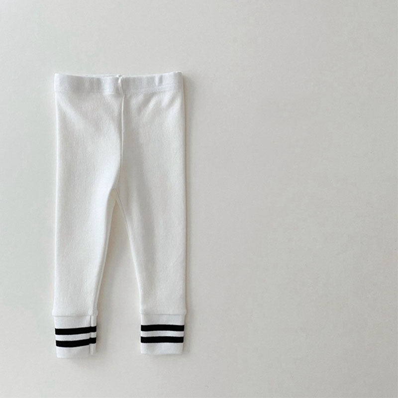 Infant Striped Closing Leggings