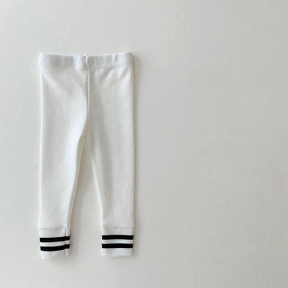 Infant Striped Closing Leggings