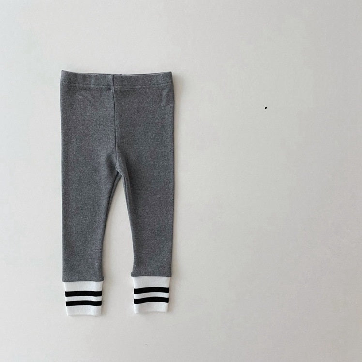 Infant Striped Closing Leggings