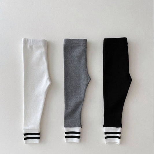 Infant Striped Closing Leggings